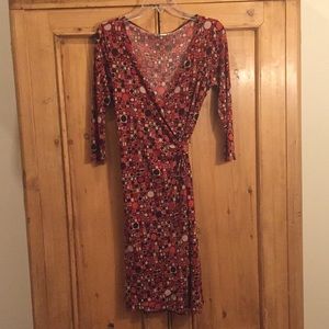 Dress barn Wrap Tie Dress